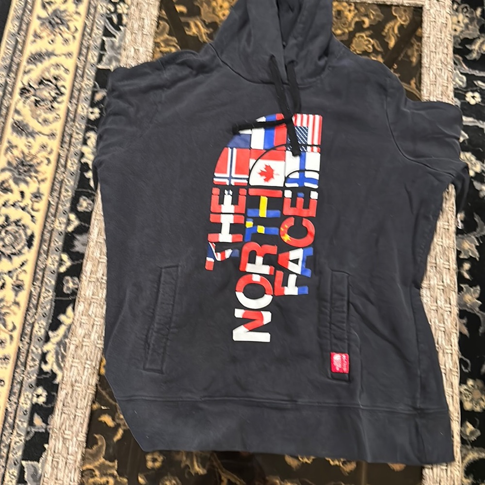 Northface Flag Hooded Sweater (M)